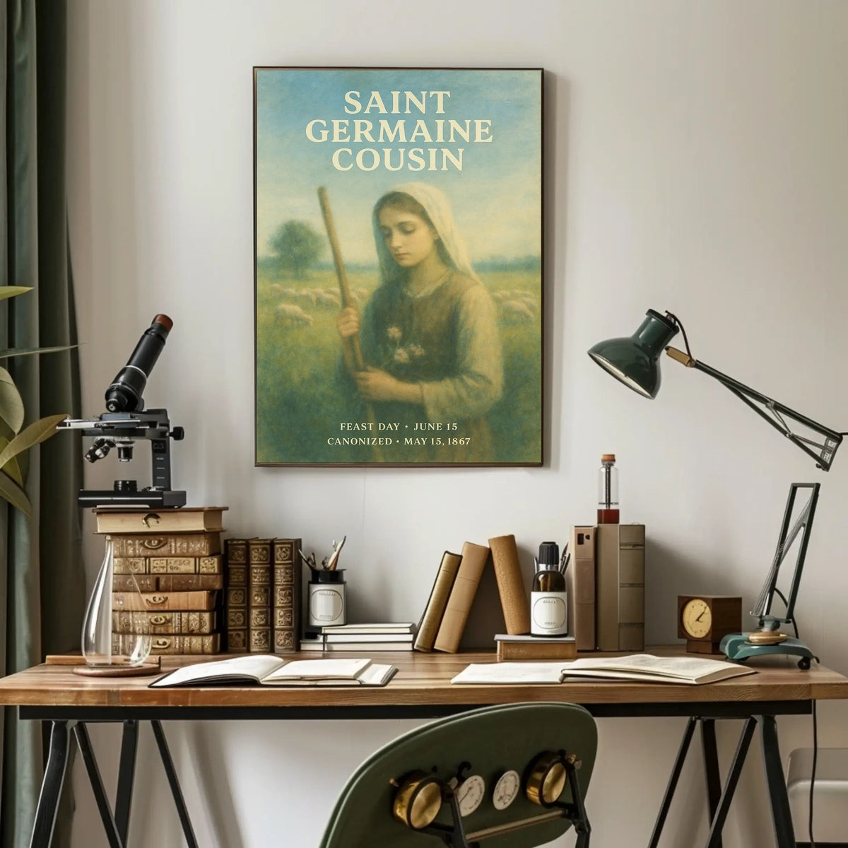 Saint Germaine Cousin Poster