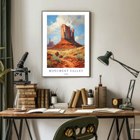 Monument Valley Adventure Awaits Travel Poster PosterGoat