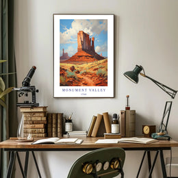 Monument Valley Adventure Awaits Travel Poster PosterGoat