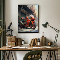 Urban Motorcycle Dream Poster PosterGoat