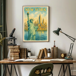 New York Cityscape Poster