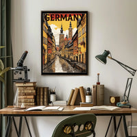 Germany Scenic Street View Poster