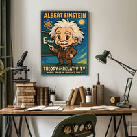 Albert Einstein Relativity Vintage Collectors Poster