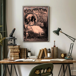 Mystical Native American Magic Show Cultural Heritage Poster