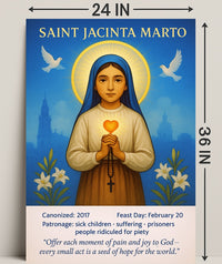 Saint Jacinta Marto Poster PosterGoat