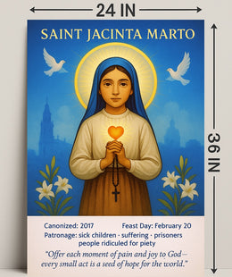 Saint Jacinta Marto Poster PosterGoat
