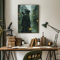 Dark Fantasy Plague Doctor Gothic Mystery Poster PosterGoat