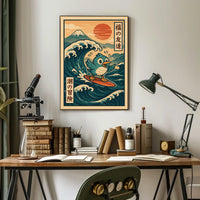 Surfing Adventure Poster