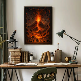 Lava Horizon Poster
