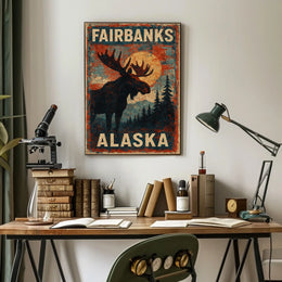 Fairbanks Alaska Scenic Majesty Wanderlust Poster