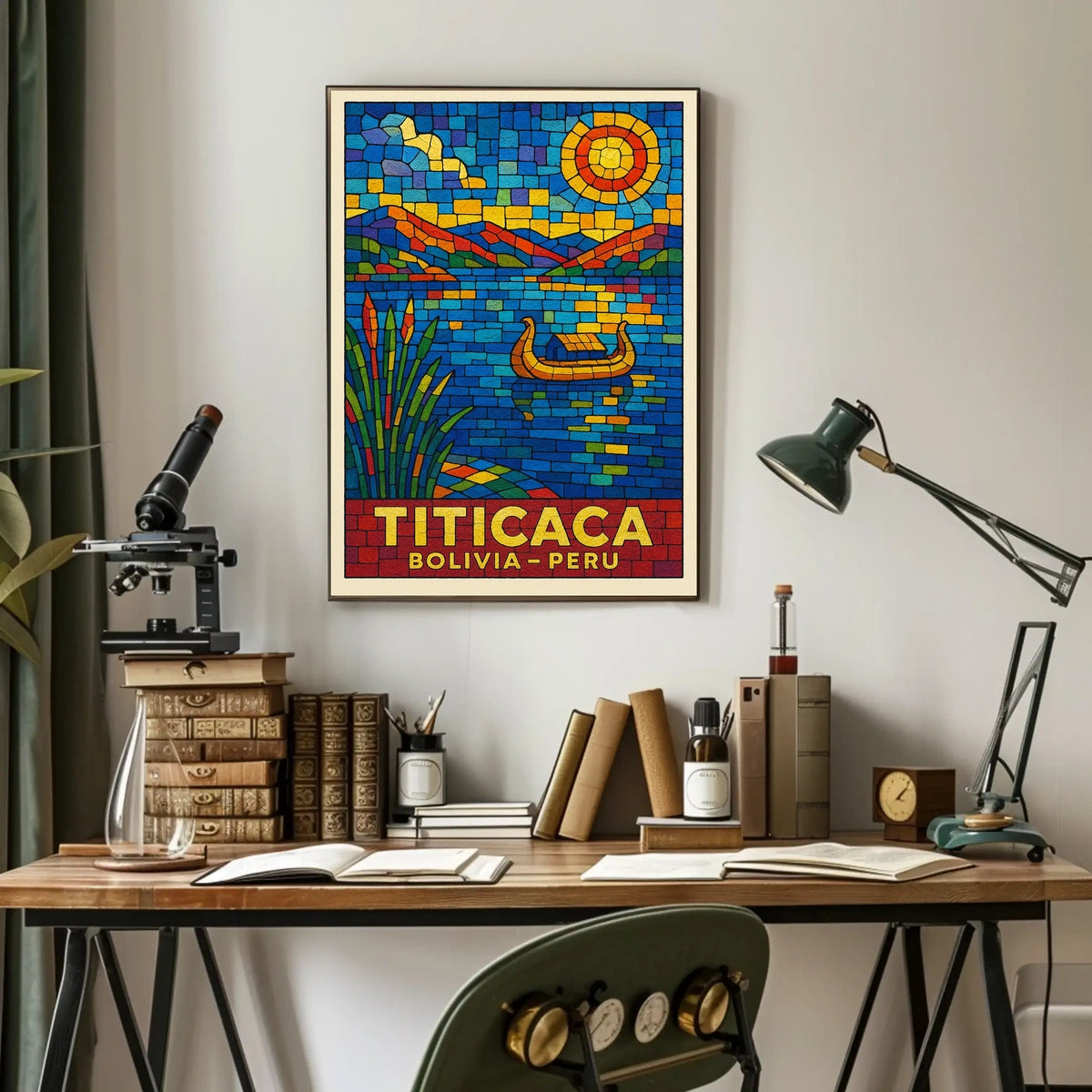 Titicaca Bolivia-Peru Poster