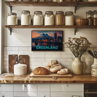 Greenland A Vibrant Landscape Poster