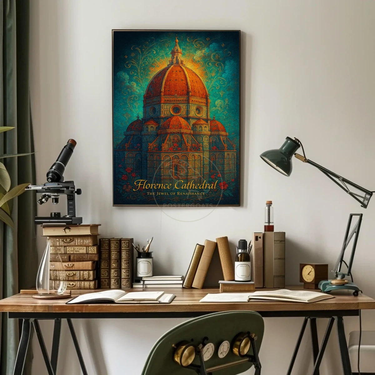 Florence Cathedral Renaissance Art Cultural Heritage Poster
