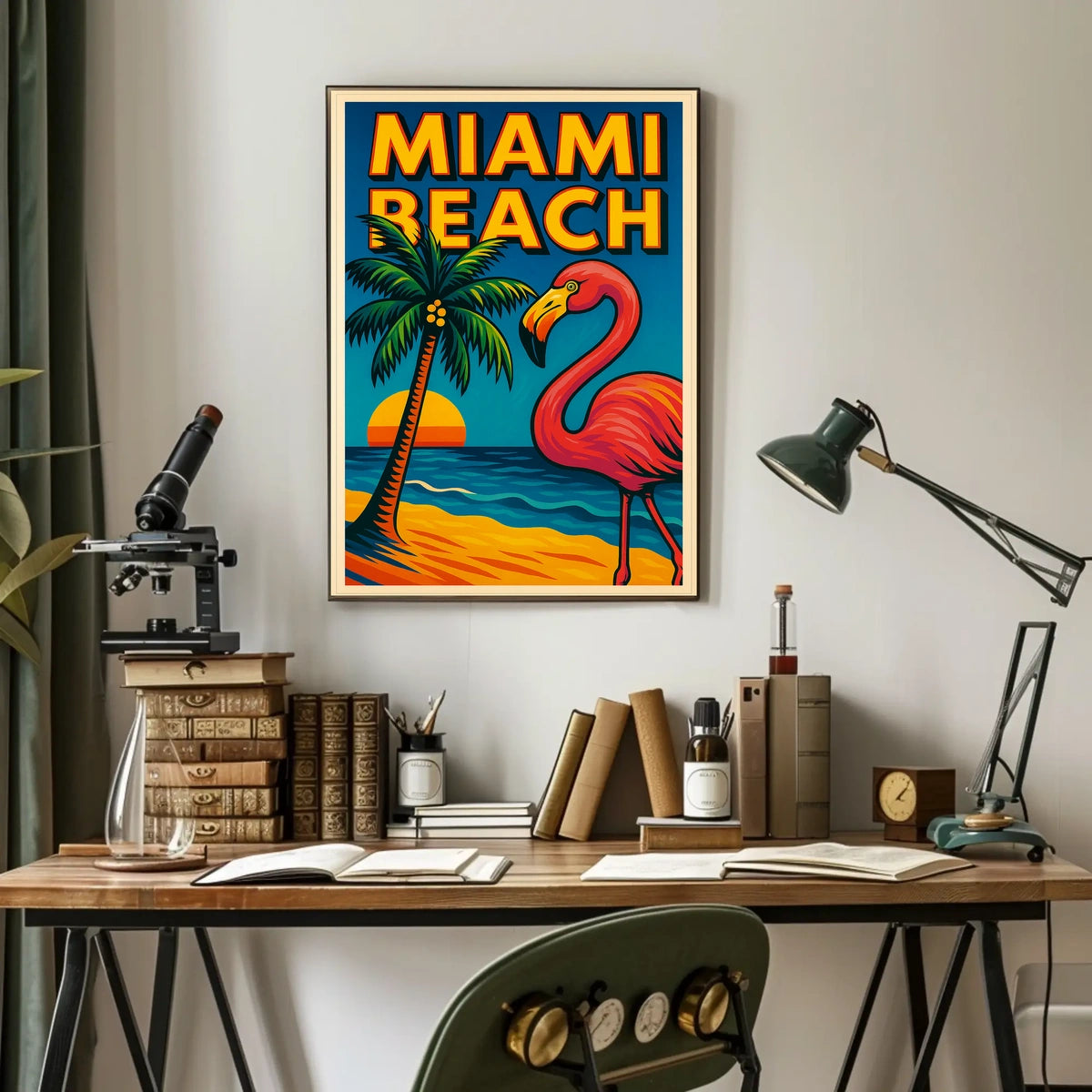Miami Beach Vibes Poster