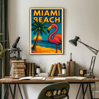 Miami Beach Vibes Poster