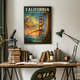 California The Golden State Poster