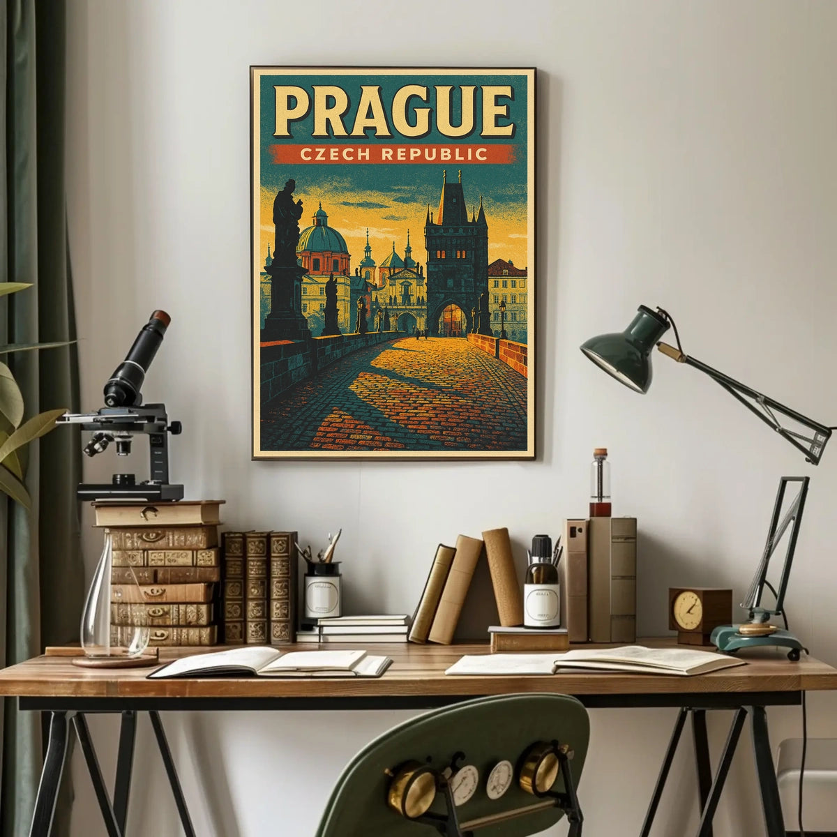 Prague A Timeless Cityscape Poster
