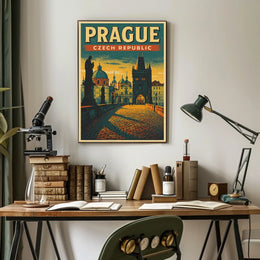 Prague A Timeless Cityscape Poster