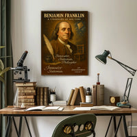 Benjamin Franklin A Visionary of His Time Poster