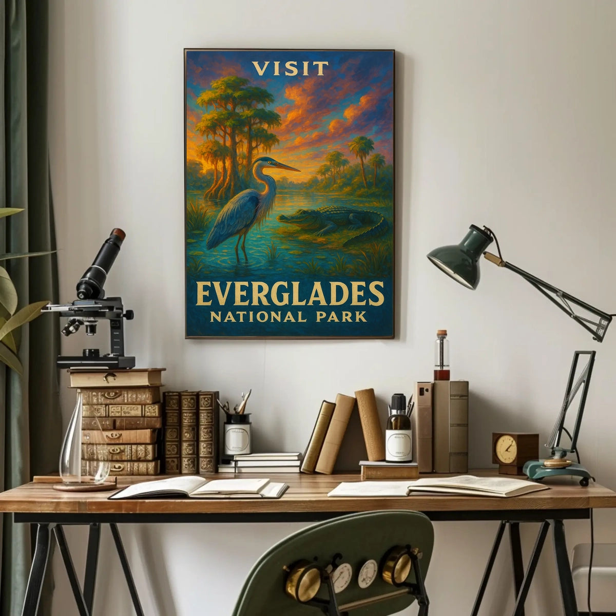 Visit Everglades National Park Poster