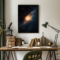 Cosmic Collision Poster