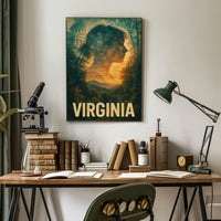 Virginia A Scenic Tribute Poster