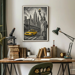 New York City Icons Poster