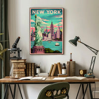 New York City Skyline Poster