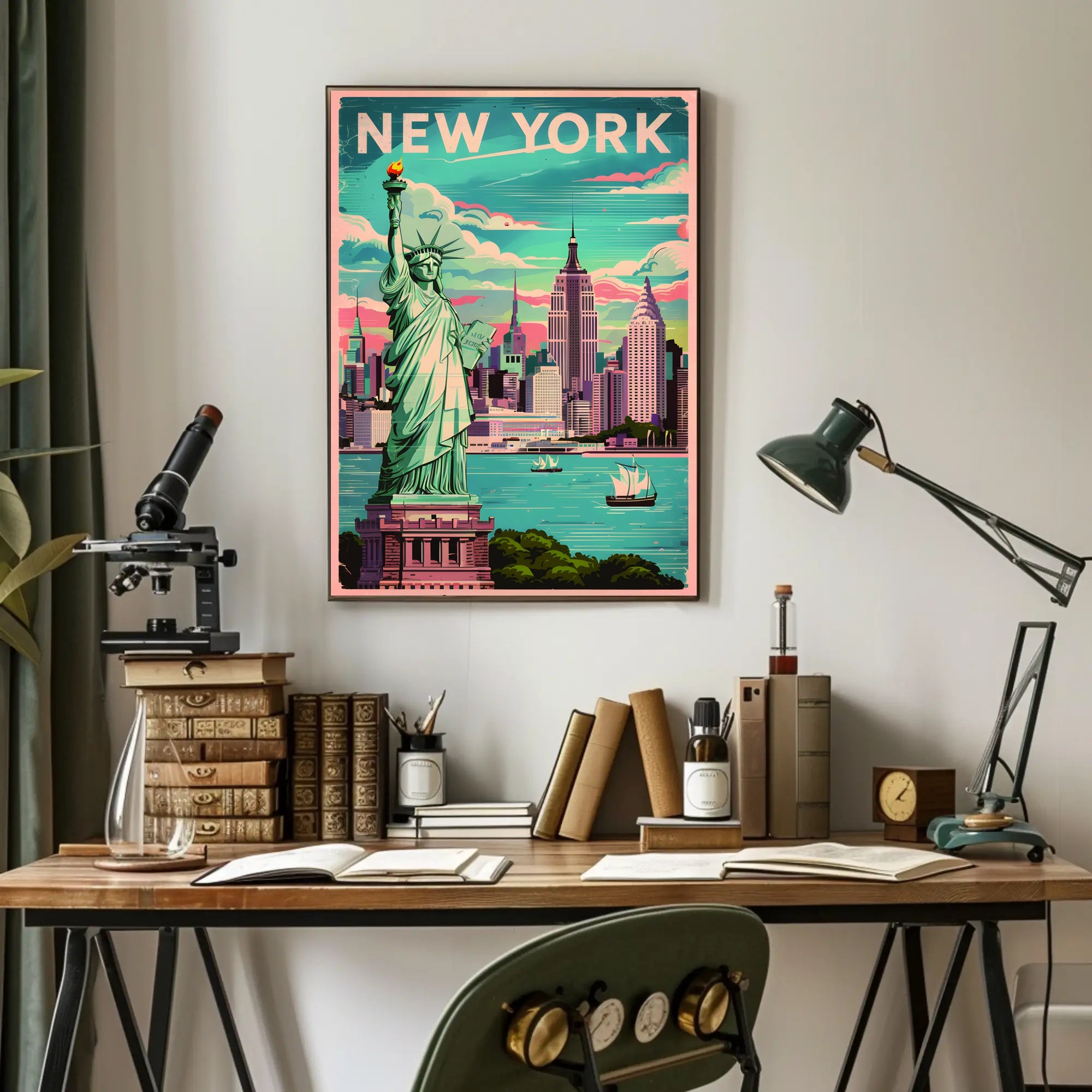 New York City Skyline Poster