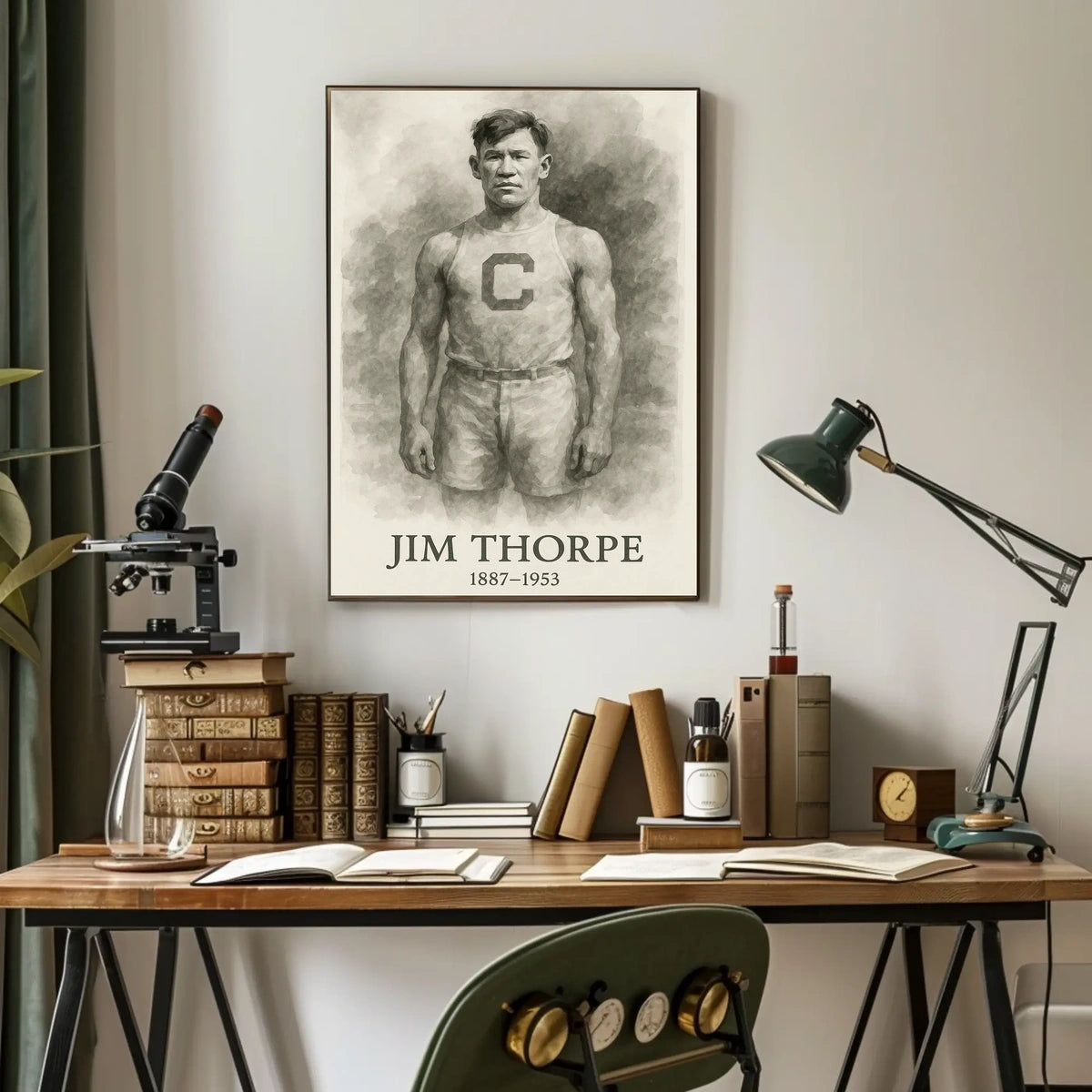 Jim Thorpe A Legendary Athlete Poster
