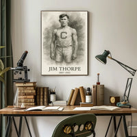 Jim Thorpe A Legendary Athlete Poster