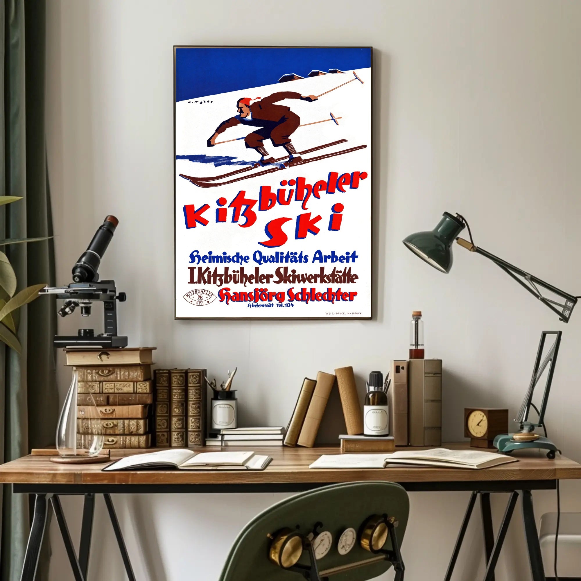 Kitzbüheler Ski Promotion Poster PosterGoat