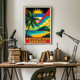 Antigua And Barbuda Paradise Poster