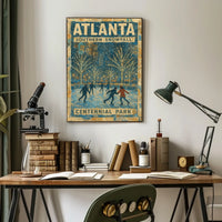 Atlanta Southern Snowfall Poster