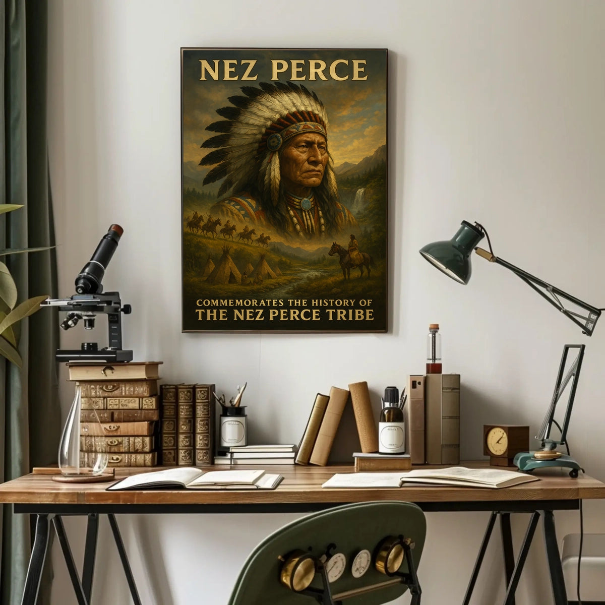 Nez Perce Tribe Commemoration Poster