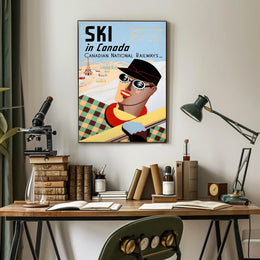 Ski In Canada Canadian National Poster