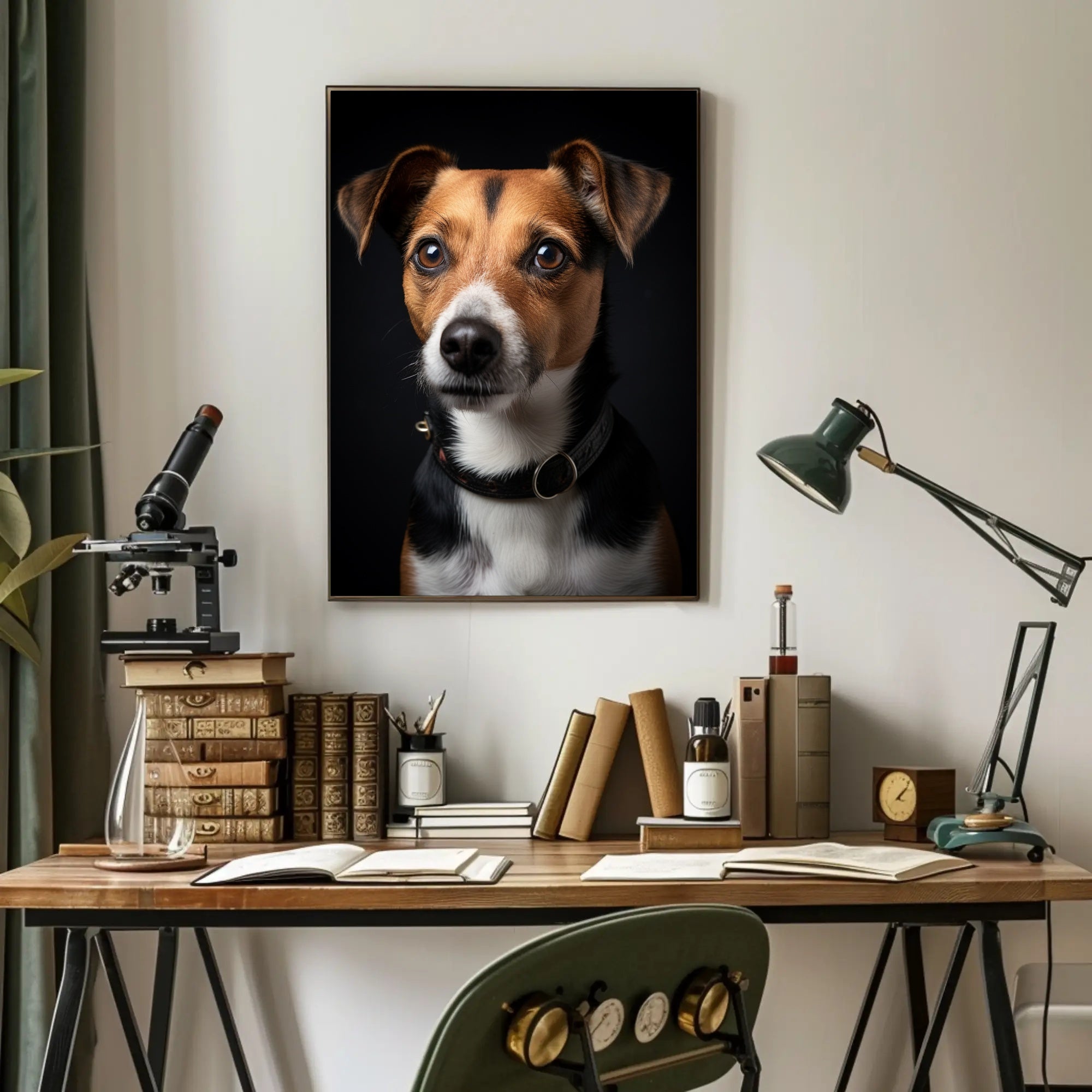 Portrait Of A Loyal Companion Poster PosterGoat