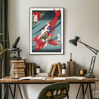 Vibrant Koi Ride Poster
