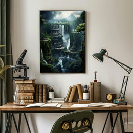 Enchanted Waterfalls Of The Lost City Poster