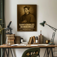 Saint Charles Borromeo Cardinal And Poster