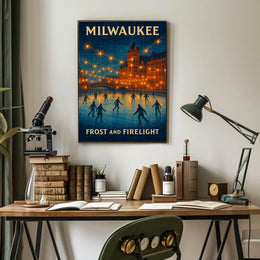 Milwaukee Frost And Firelight Poster