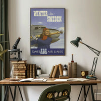 Winter Adventures in Sweden Poster PosterGoat