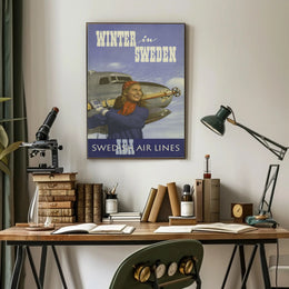 Winter Adventures in Sweden Poster PosterGoat