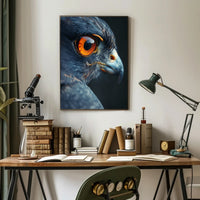 Majestic Eagle Eye Close-Up Animal Poster PosterGoat