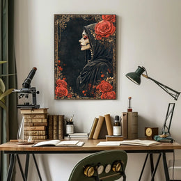 Day of the Dead Gothic Print Cultural or Heritage Poster