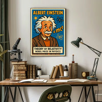 Albert Einstein Theory Of Relativity Poster