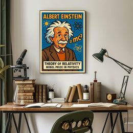 Albert Einstein Theory Of Relativity Poster