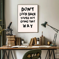 Bold Motivational Quote Art Print for Inspiration Poster PosterGoat