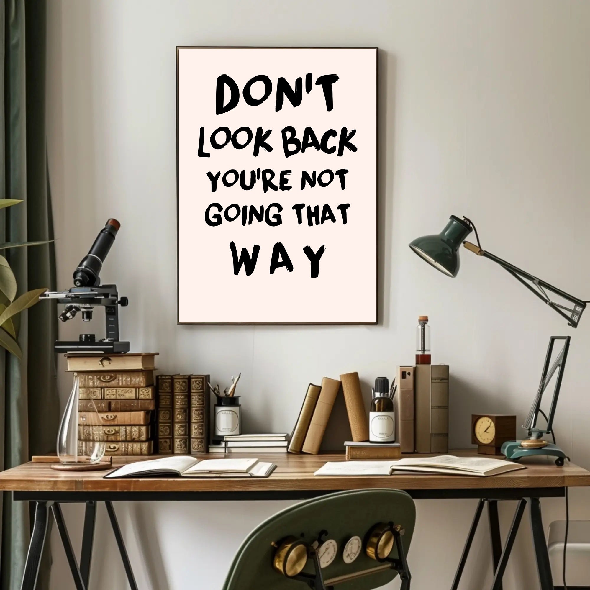 Bold Motivational Quote Art Print for Inspiration Poster PosterGoat