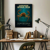 Japanese Spider Crab Giant of the Ocean Depths Poster